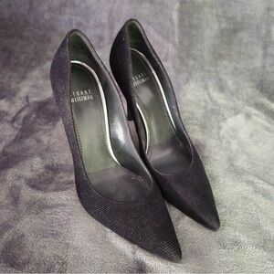 Stuart Weitzman Black Stiletto Pump Heels